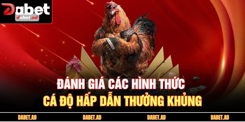Đánh giá các hình thức cá độ hấp dẫn thưởng khủng